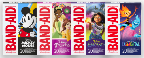 BAND-AID® Brand Bandages featuring Disney characters