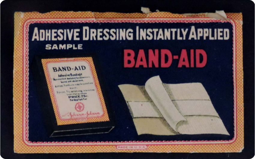 3 inch wide cut to fit bandage product from 1921