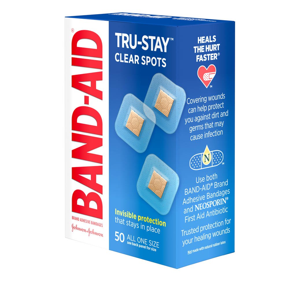 TRU-STAY™ Clear Spot Bandages,50 Ct