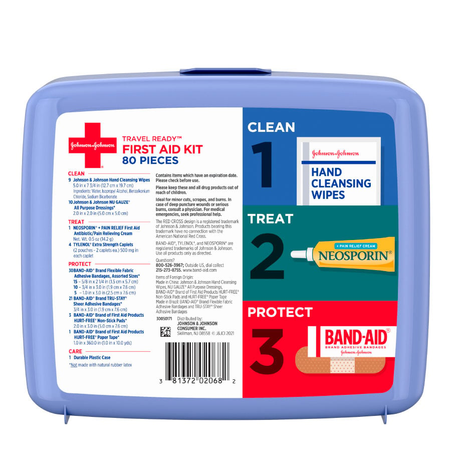 First Aid Roll up Travel Kit, Ready Roll TM, Travel First Aid Kit, Purse  Organizer, Diaper Bag Essential 