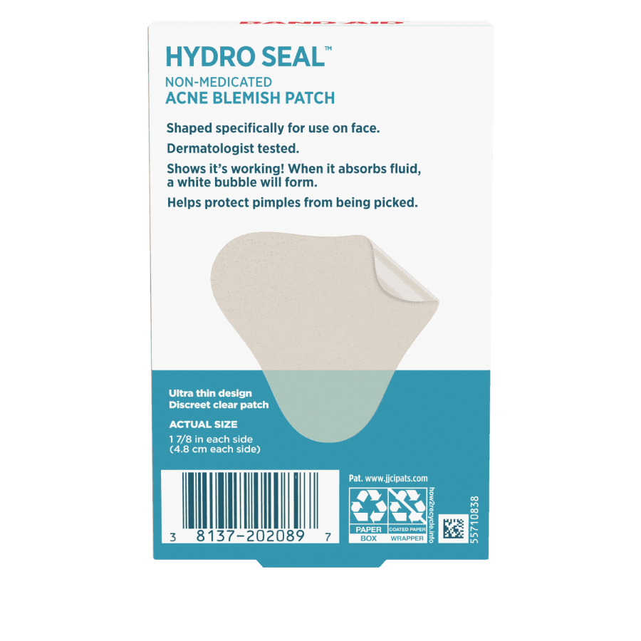 HYDRO SEAL® Non-Medicated Hydrocolloid Acne Blemish Patches