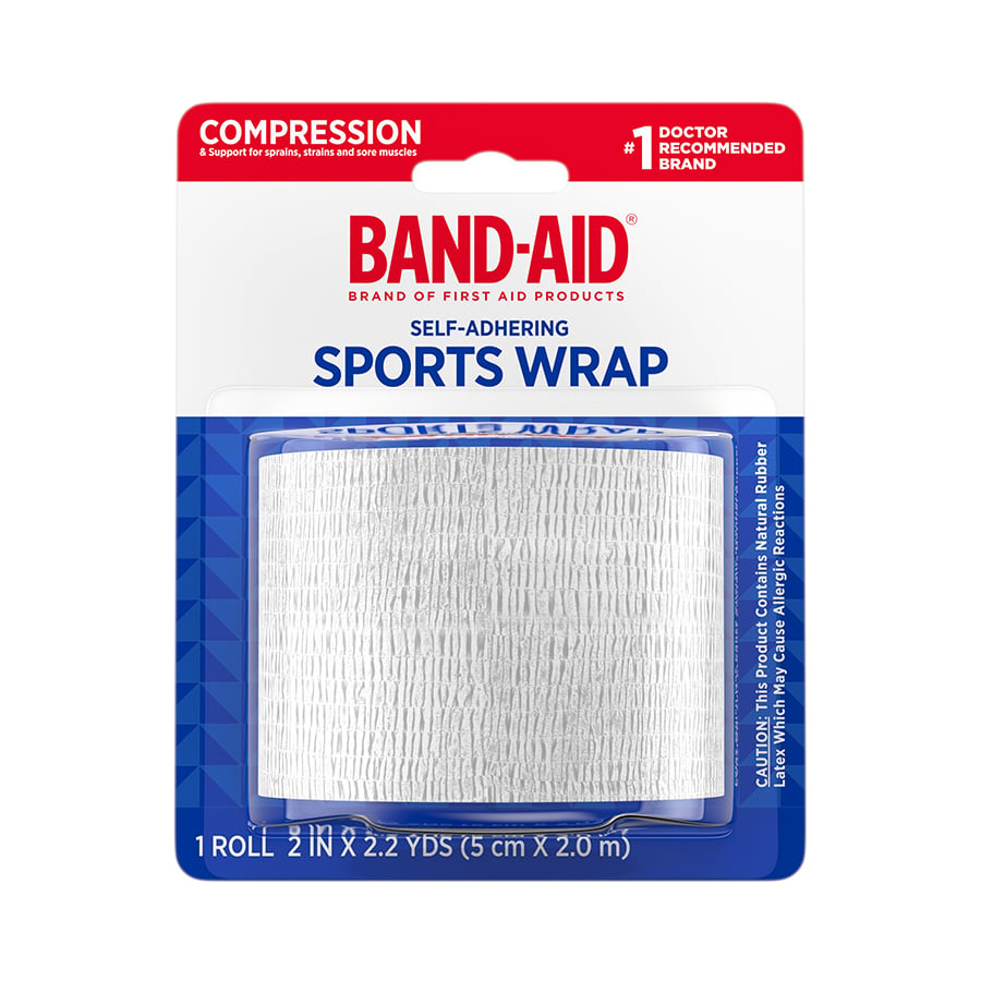 BAND-AID® Self-Adherent Elastic Compression Sports Wrap