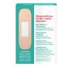 Band-Aid Skin Flex Flexible Adhesive Bandages assorted Sizes 20 ct, back of package