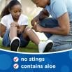 BAND-AID® Brand Antiseptic Cleansing Liquid Kids Foam doesn’t sting and contains aloe