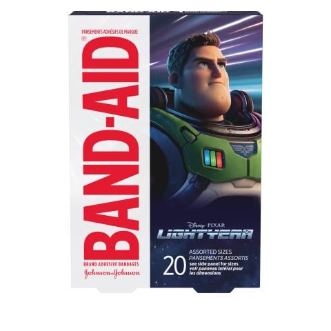 BAND-AID® Brand Adhesive Bandages featuring Lightyear, 20ct Front of Pack