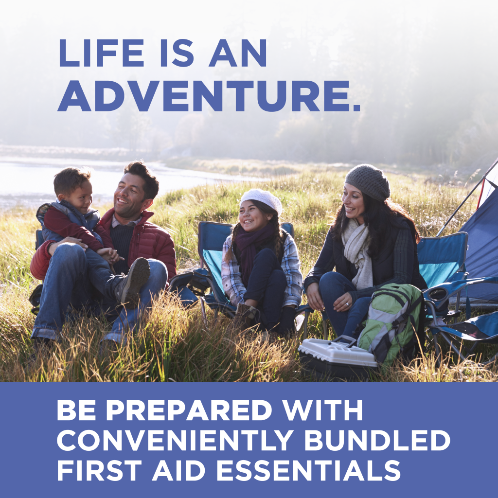 Be Prepared with conveniently bundled first aid essentials