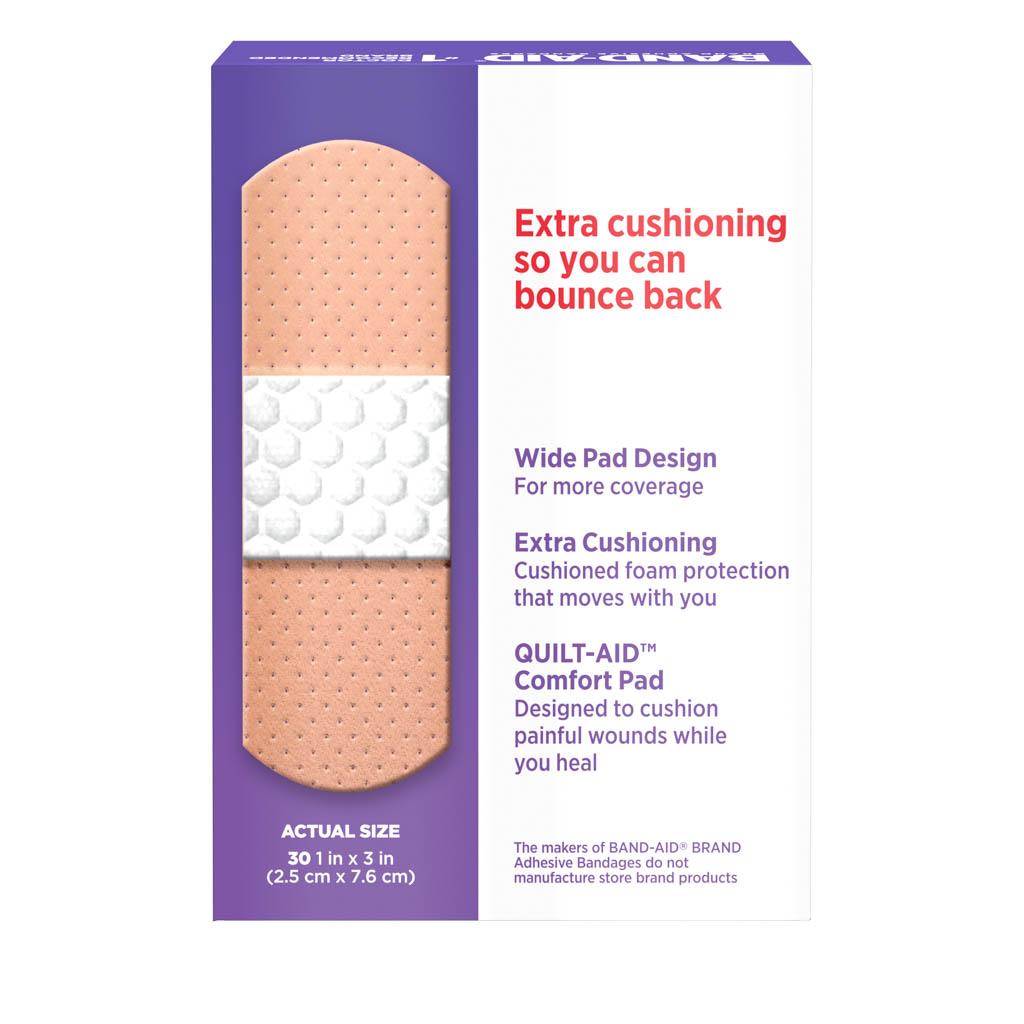 CUSHION-CARE™ SPORT STRIP® Adhesive Bandages, 30 Ct