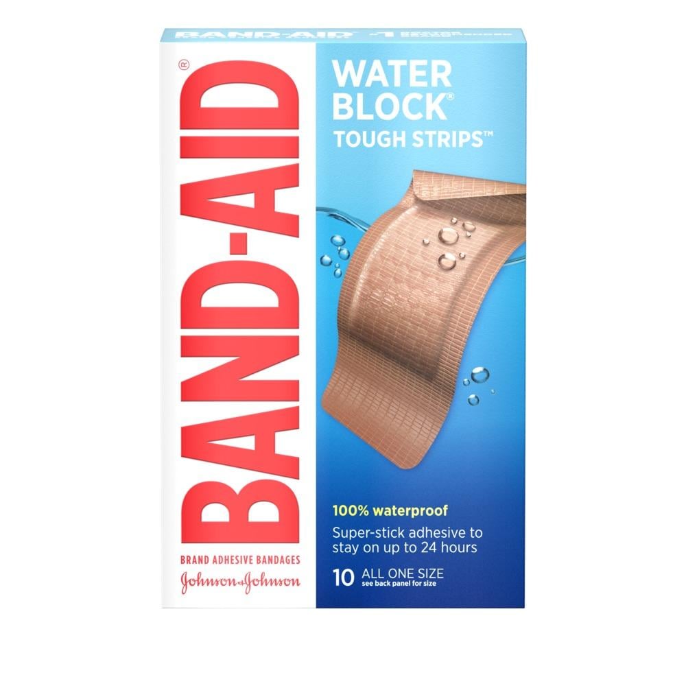 BAND-AID® BRAND WATER BLOCK® TOUGH STRIPS™ Waterproof BANDAGES image 2
