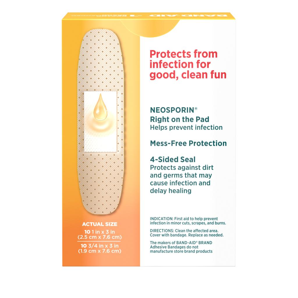 BAND-AID® Brand INFECTION DEFENSE™ Antibiotic Bandages image 4