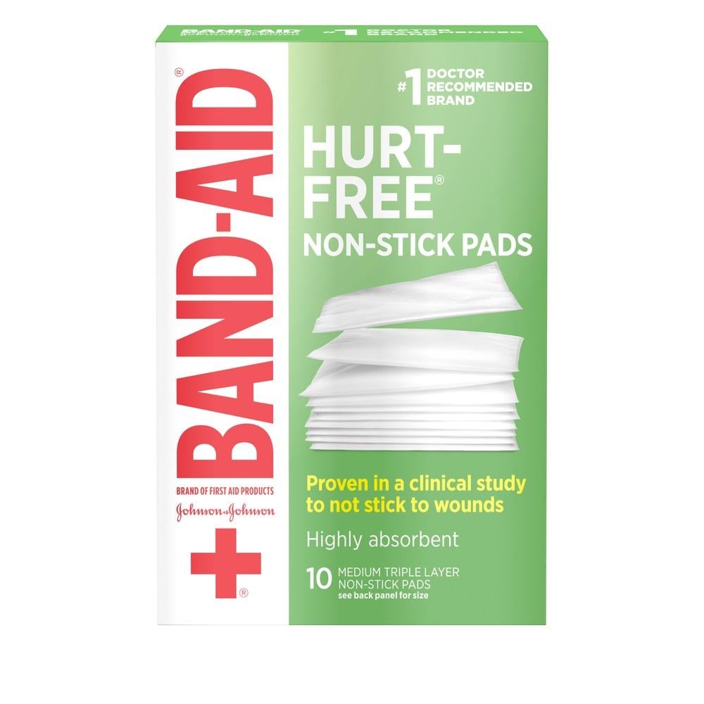 BAND-AID® Brand HURT-FREE® Non-stick Pads image 1