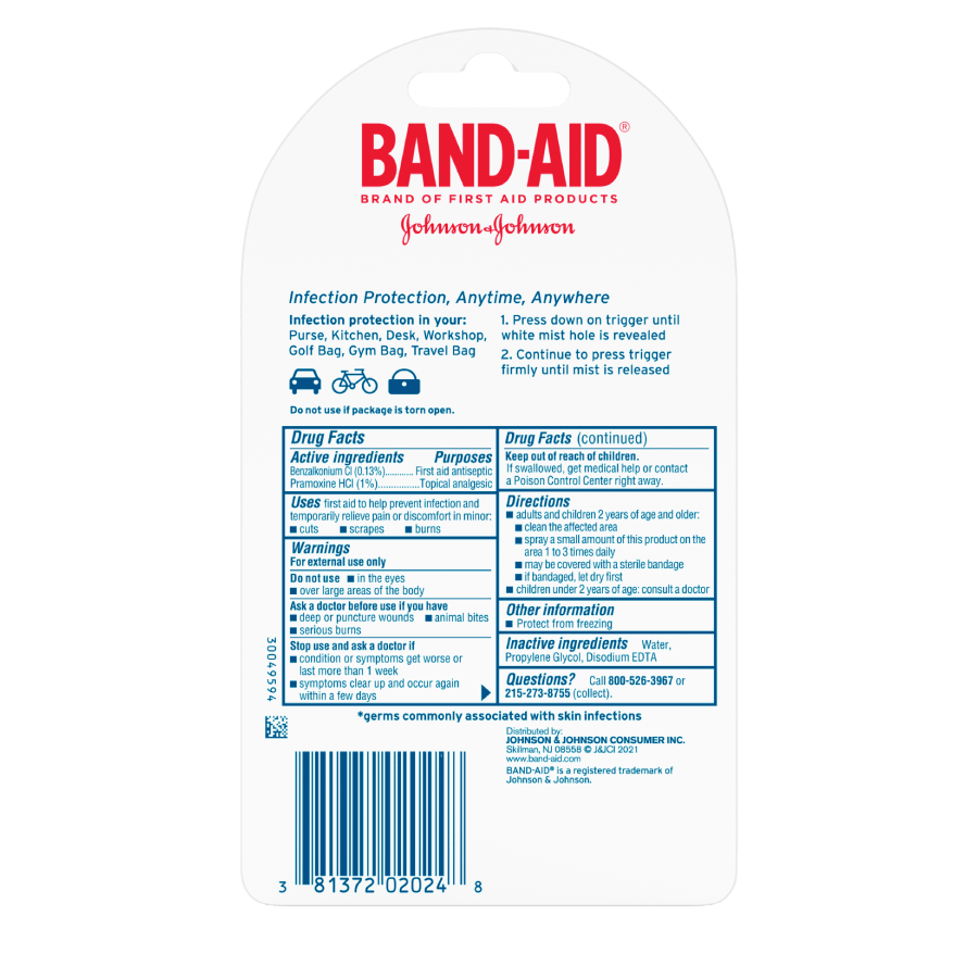 New Skin Antiseptic Liquid Bandage Prevents Infection & Wounds, 1oz, 5-Pack  