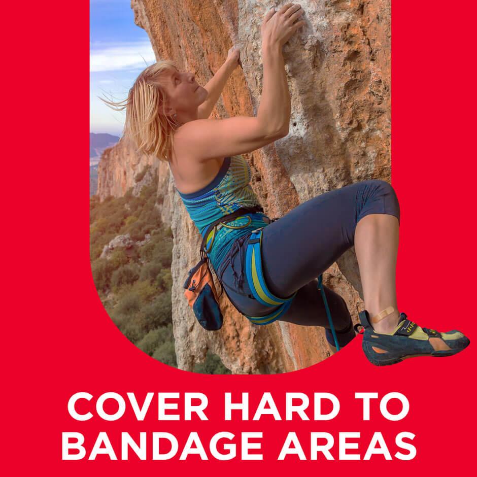 Effectively Covers Hard to Bandage Areas
