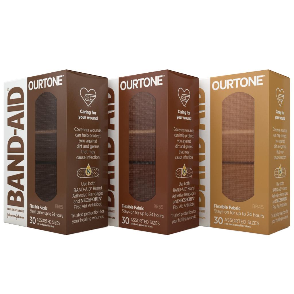 BAND-AID® Brand OURTONE™ Adhesive Bandages image 1