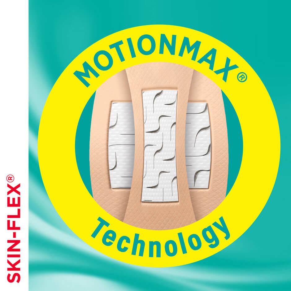 Band-Aid Skin Flex Adhesive Wound Covers are made with Motionmax technology to move like skin