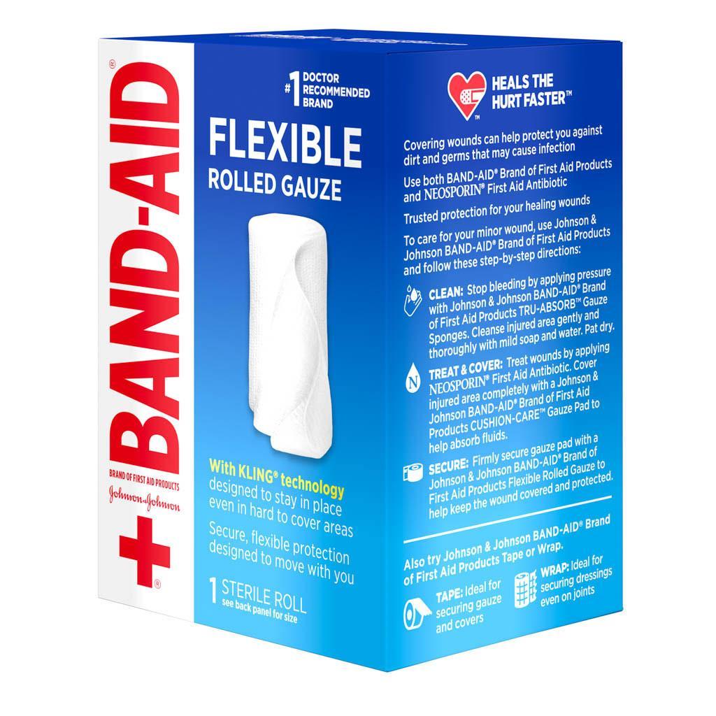 BAND-AID® Brand Flexible Rolled Gauze image 1