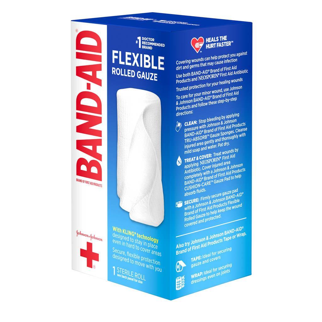 BAND-AID® Brand Flexible Rolled Gauze image 3