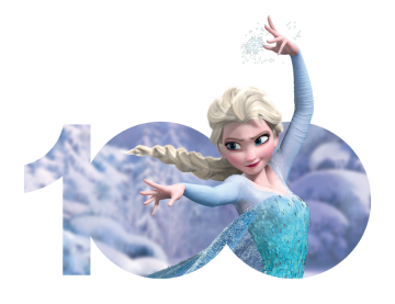 Disney 100 featuring Frozen’s Elsa
