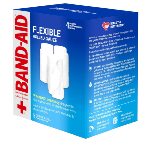 BAND-AID® Brand  Flexible Rolled Gauze