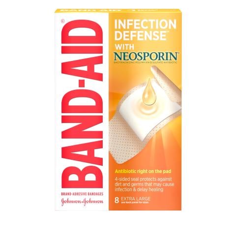 Band aid infection defense xl 8c t08ct
